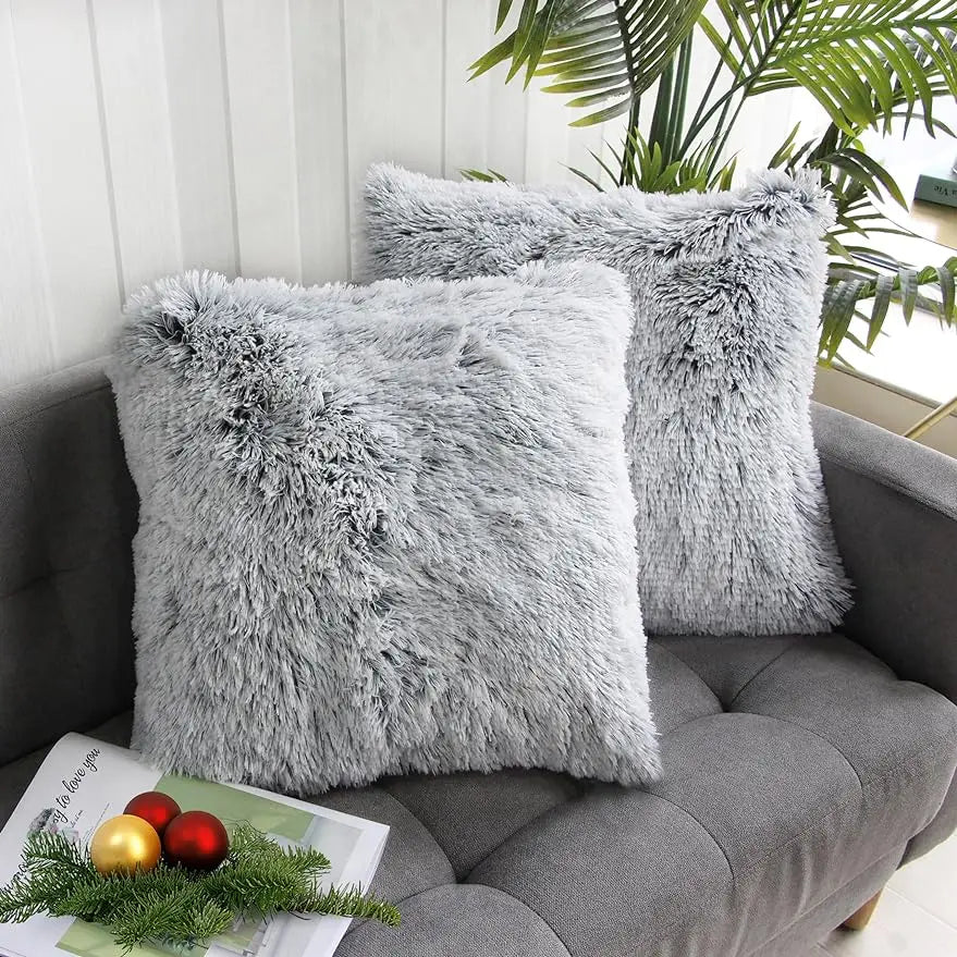 Luxury Faux Fur Pillow Cover - Super Soft.