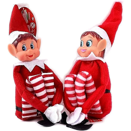 42cm Christmas Elf/Elves. Little Elf Shelf Sitters with Velcro hands.